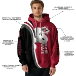 personalized san diego state aztecs peeking snoopy red hoodie best selling