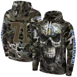 personalized san jose state spartans camo skull hoodie best selling