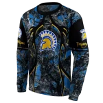 personalized san jose state spartans hunting theme blue black hoodie best selling