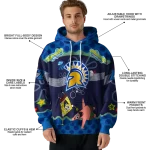 personalized san jose state spartans spongebob patrick star blue navy hoodie best selling