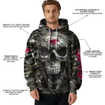 personalized smu mustangs camo skull hoodie best selling