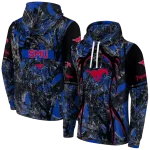 personalized smu mustangs hunting theme blue black hoodie best selling