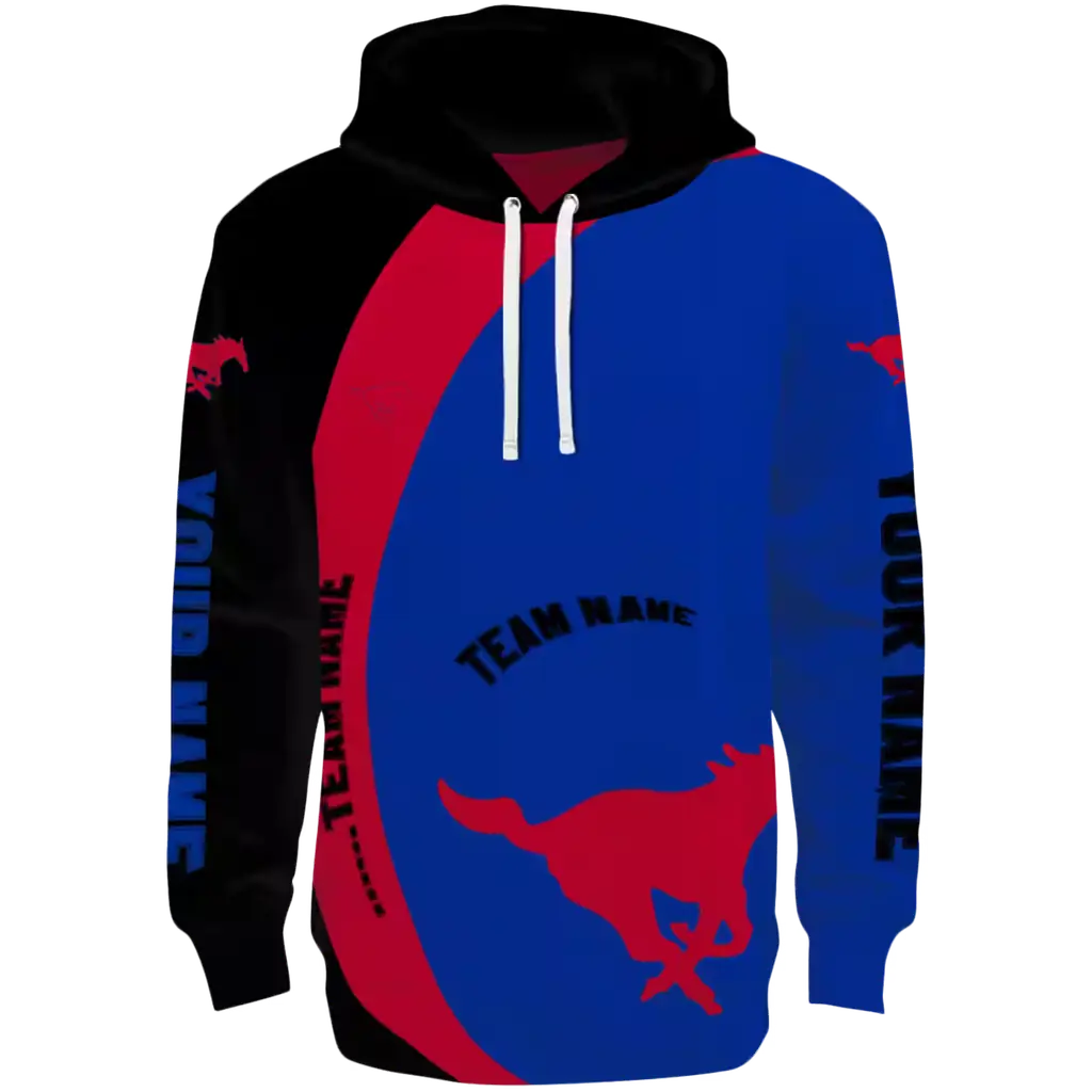 personalized smu mustangs minimalist design blue black hoodie best selling personalized smu mustangs minimalist design blue black hoodie best selling