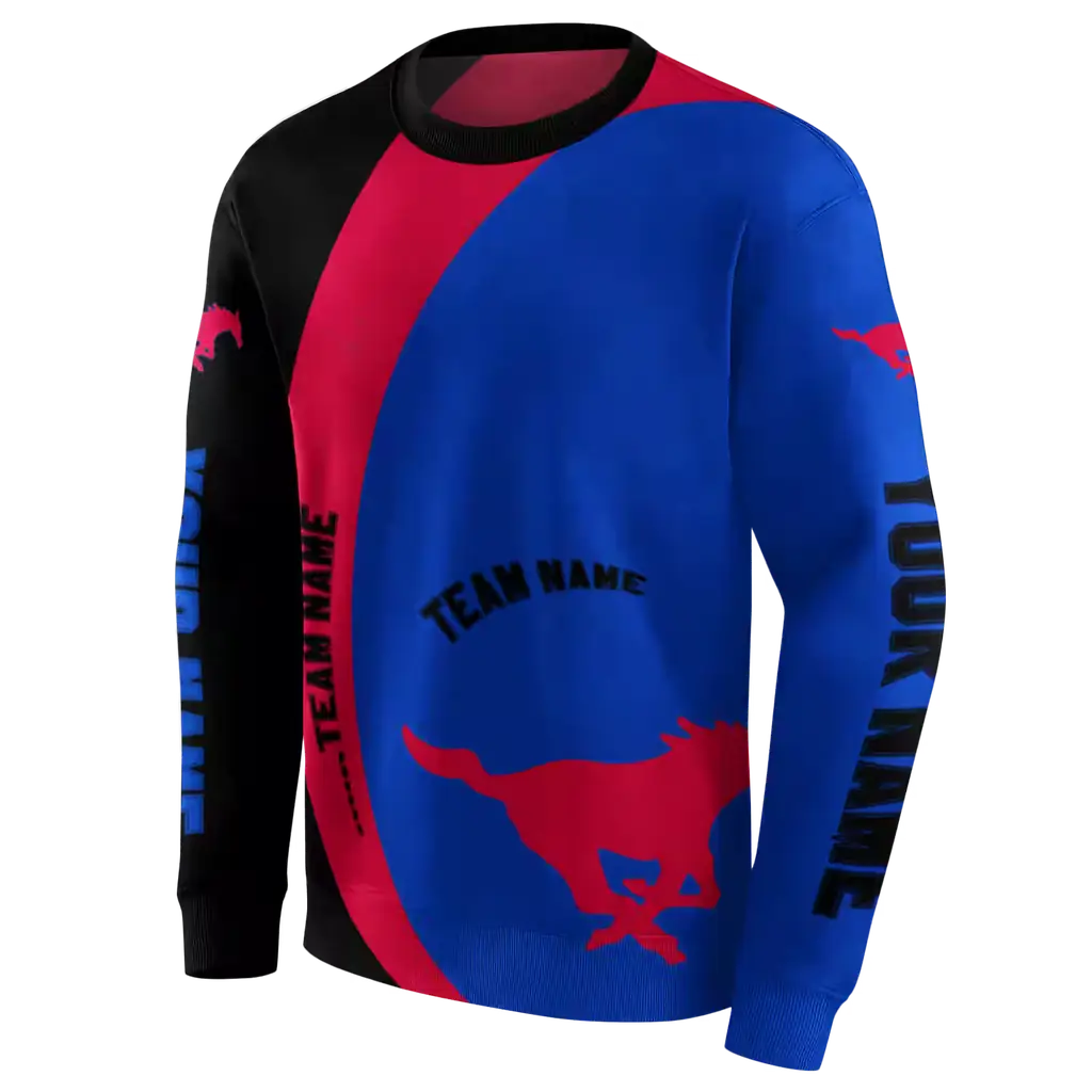 personalized smu mustangs minimalist design blue black hoodie new arrival personalized smu mustangs minimalist design blue black hoodie new arrival