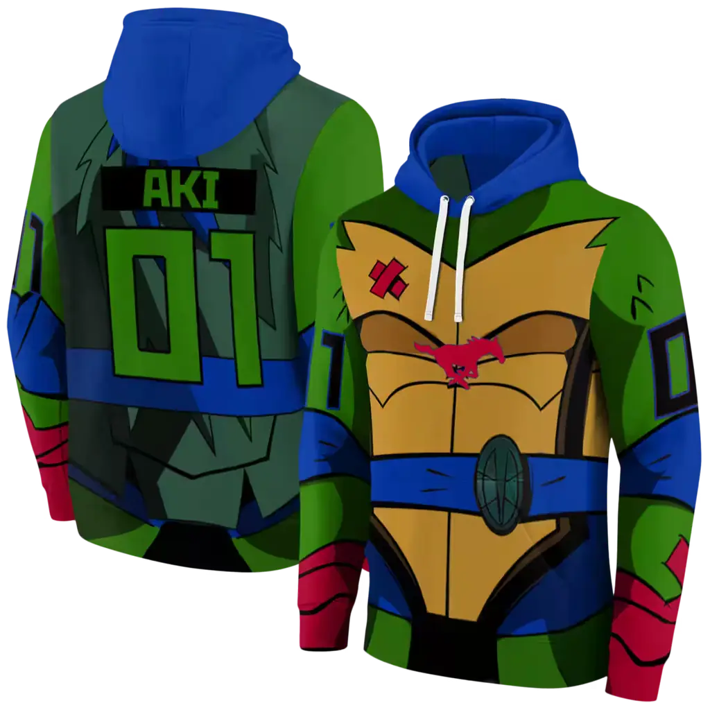 personalized smu mustangs superhero armor blue green hoodie fashion forward personalized smu mustangs superhero armor blue green hoodie fashion forward