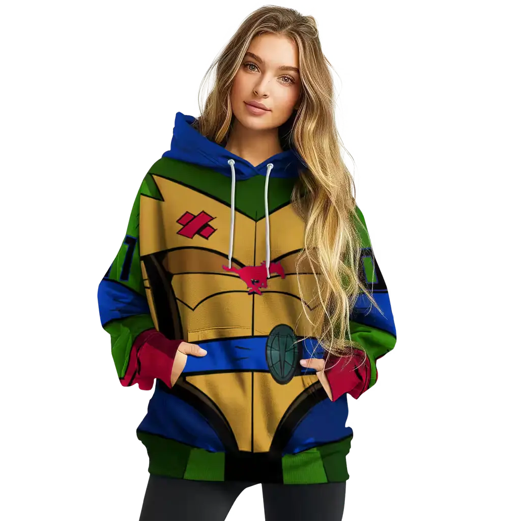personalized smu mustangs superhero armor blue green hoodie high quality personalized smu mustangs superhero armor blue green hoodie high quality