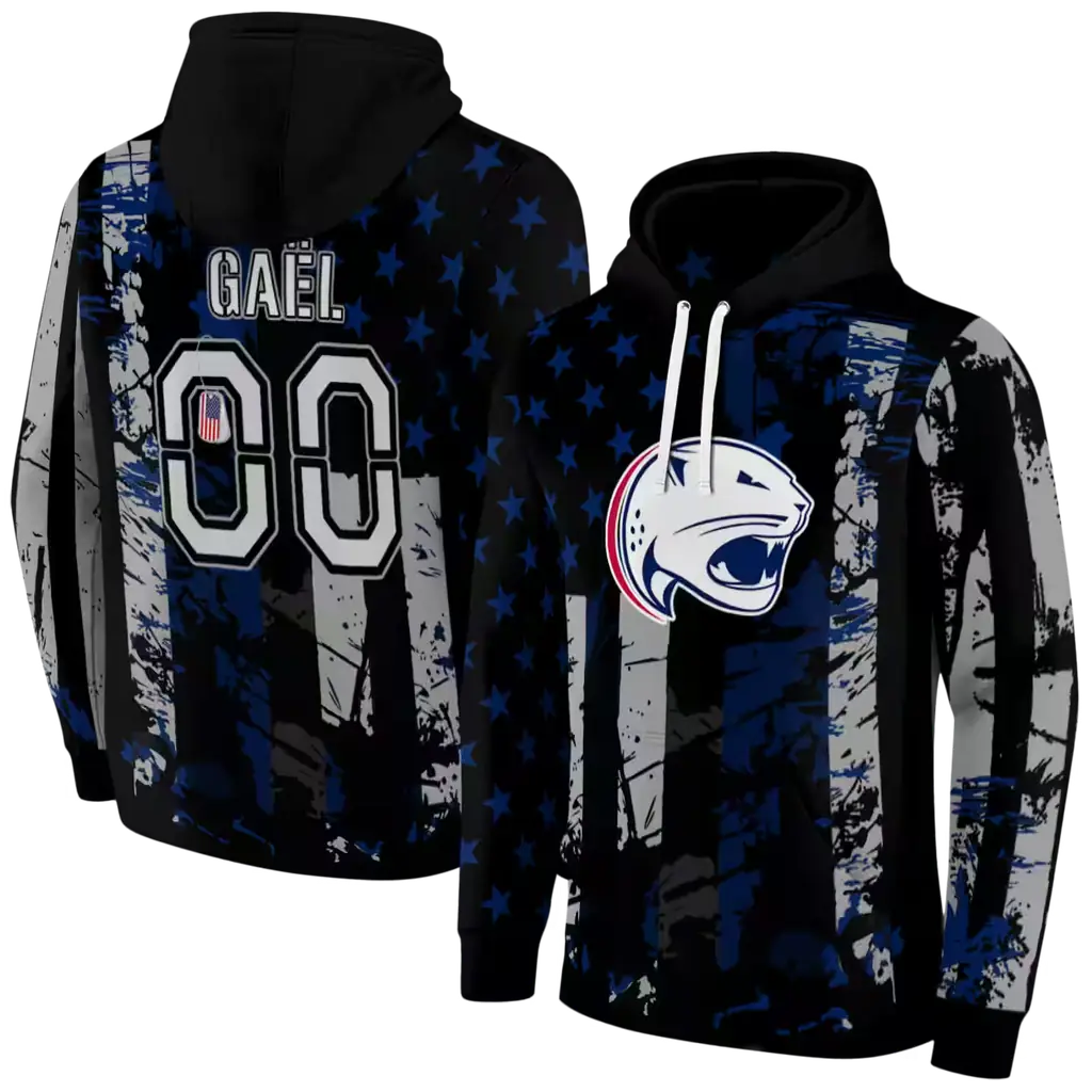 personalized south alabama jaguars distressed flag blue black hoodie fashion forward personalized south alabama jaguars distressed flag blue black hoodie fashion forward