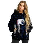 personalized south alabama jaguars distressed flag blue black hoodie best selling