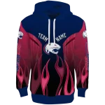 personalized south alabama jaguars flame design blue hoodie best selling
