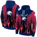 personalized south alabama jaguars flame design blue hoodie best selling