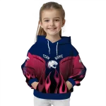 personalized south alabama jaguars flame design blue hoodie best selling
