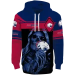 personalized south alabama jaguars grim reaper blue black hoodie best selling