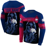 personalized south alabama jaguars grim reaper blue black hoodie best selling