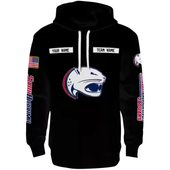 personalized south alabama jaguars punisher skull black hoodie best selling