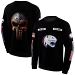 personalized south alabama jaguars punisher skull black hoodie best selling