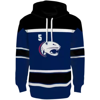 personalized south alabama jaguars striped pattern blue hoodie best selling
