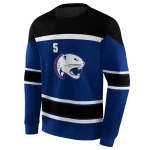 personalized south alabama jaguars striped pattern blue hoodie best selling