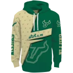 personalized south florida bulls abstract shape green hoodie best selling