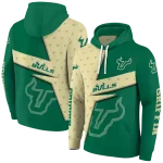personalized south florida bulls abstract shape green hoodie best selling