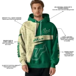 personalized south florida bulls abstract shape green hoodie best selling