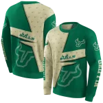 personalized south florida bulls abstract shape green hoodie best selling