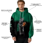 personalized south florida bulls baby groot green black hoodie best selling