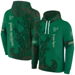personalized south florida bulls deer silhouette green hoodie best selling