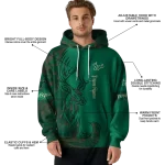 personalized south florida bulls deer silhouette green hoodie best selling