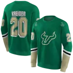 personalized south florida bulls striped sleeves green hoodie best selling