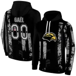 personalized southern miss golden eagles distressed flag black hoodie best selling