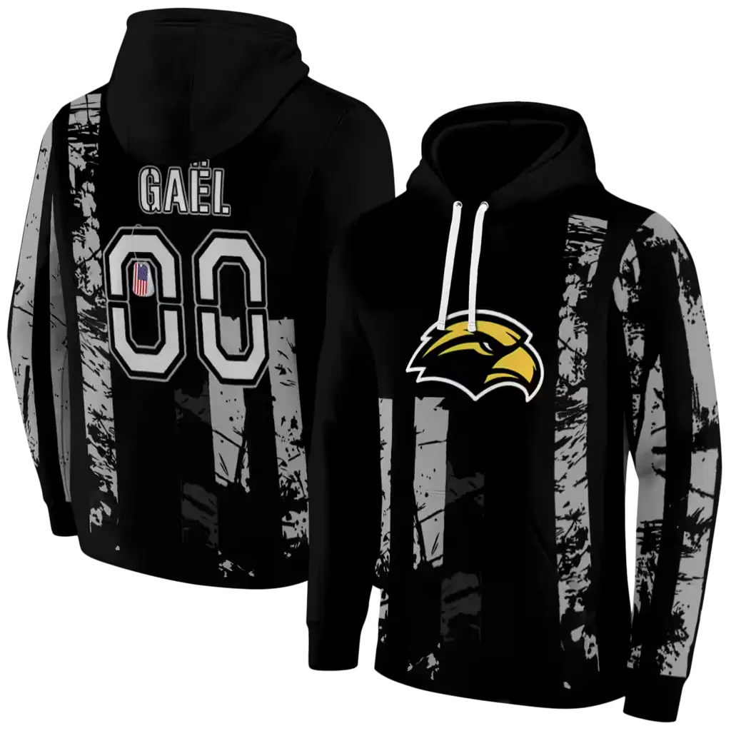 personalized southern miss golden eagles distressed flag black hoodie fashion forward personalized southern miss golden eagles distressed flag black hoodie fashion forward