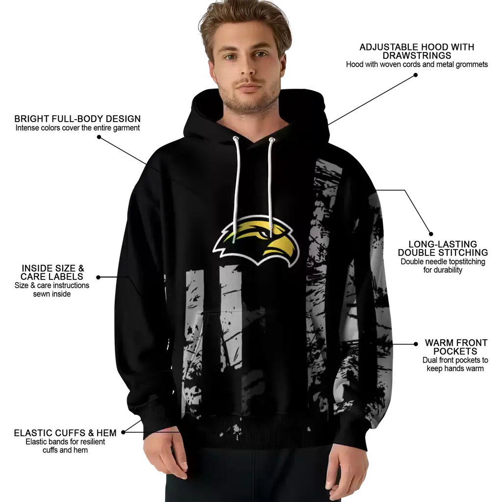 personalized southern miss golden eagles distressed flag black hoodie latest model personalized southern miss golden eagles distressed flag black hoodie latest model