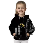 personalized southern miss golden eagles distressed flag black hoodie best selling