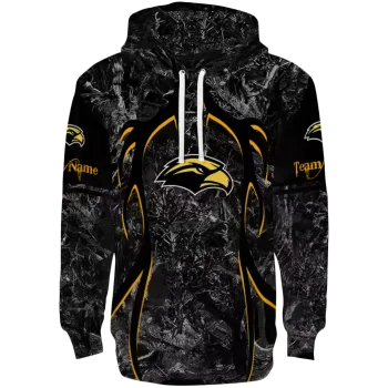 personalized southern miss golden eagles hunting theme black hoodie best selling