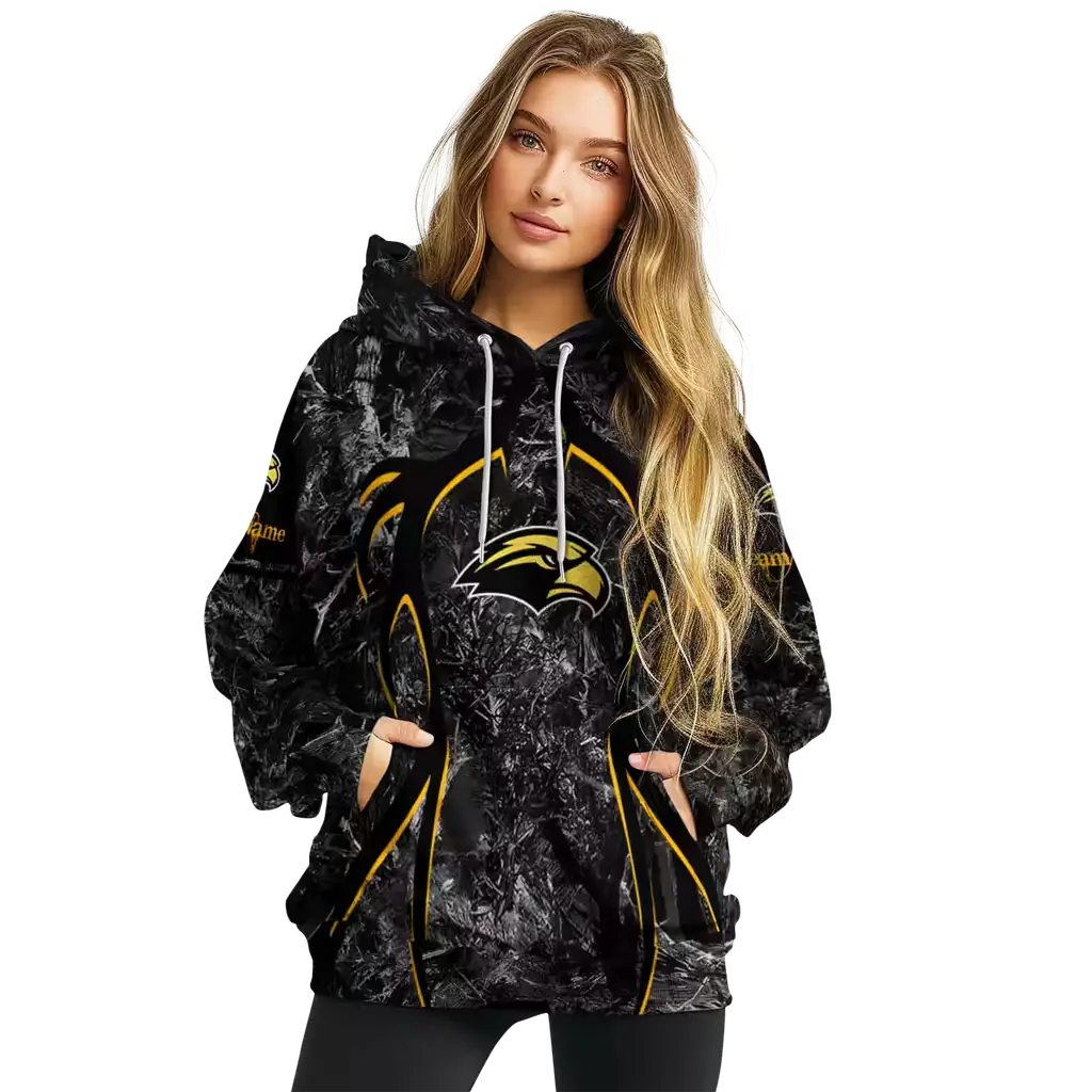 personalized southern miss golden eagles hunting theme black hoodie high quality personalized southern miss golden eagles hunting theme black hoodie high quality