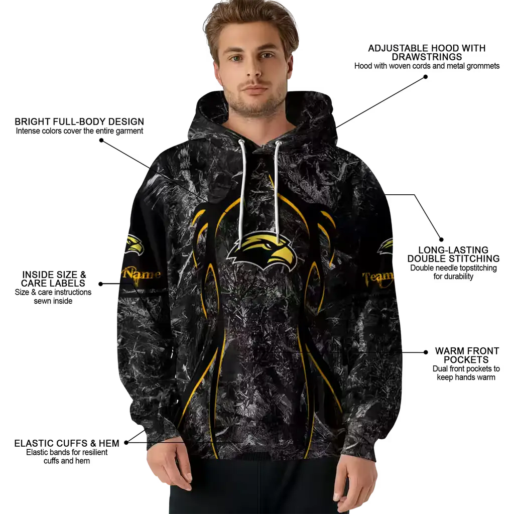 personalized southern miss golden eagles hunting theme black hoodie latest model personalized southern miss golden eagles hunting theme black hoodie latest model
