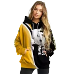 personalized southern miss golden eagles peeking snoopy black hoodie best selling