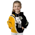 personalized southern miss golden eagles peeking snoopy black hoodie best selling