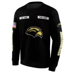 personalized southern miss golden eagles punisher skull black hoodie best selling