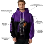 personalized tcu horned frogs baby groot purple black hoodie best selling