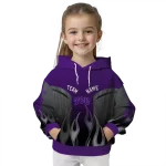 personalized tcu horned frogs flame design purple hoodie best selling