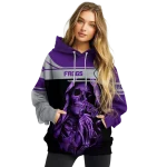 personalized tcu horned frogs grim reaper purple black hoodie best selling