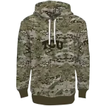 personalized tcu horned frogs military style hoodie best selling