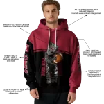 personalized temple owls baby groot red black hoodie best selling