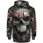 personalized temple owls camo skull hoodie best selling