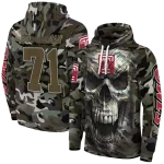 personalized temple owls camo skull hoodie best selling
