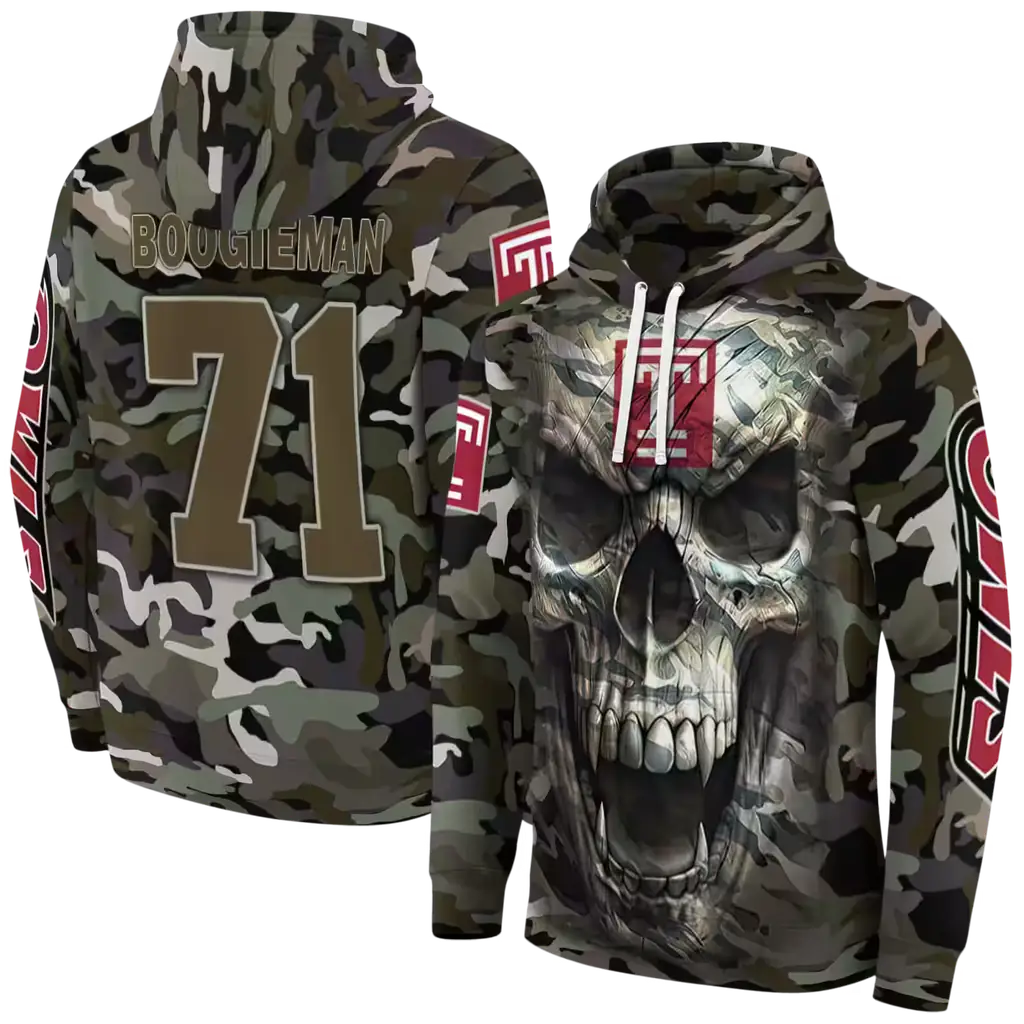 personalized temple owls camo skull hoodie fashion forward personalized temple owls camo skull hoodie fashion forward