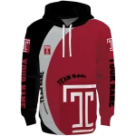 personalized temple owls minimalist design red black hoodie best selling