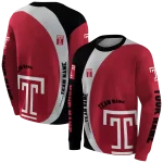 personalized temple owls minimalist design red black hoodie best selling