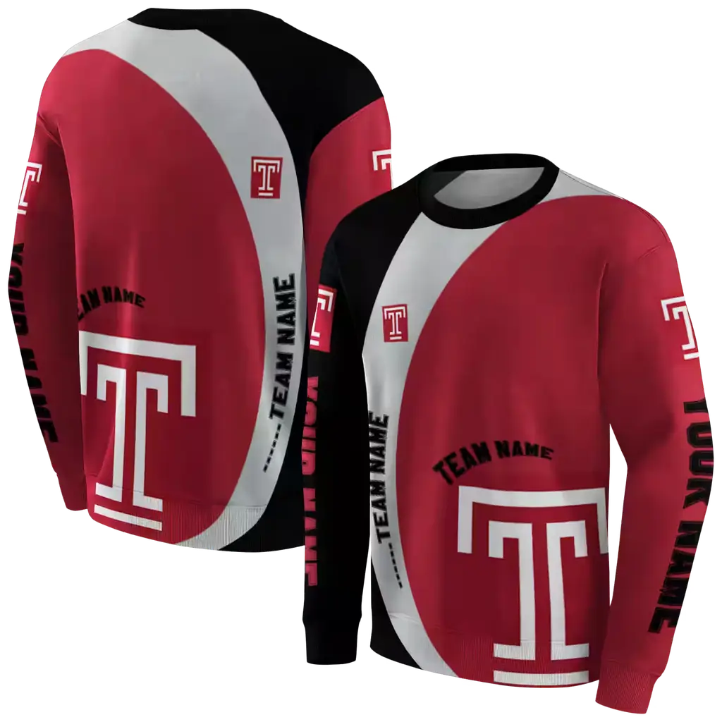 personalized temple owls minimalist design red black hoodie premium grade personalized temple owls minimalist design red black hoodie premium grade